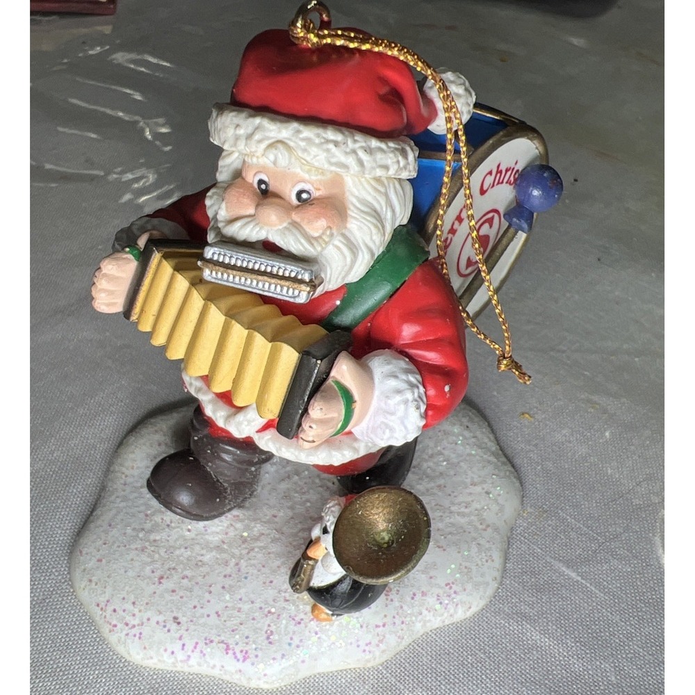 1997 Kirkland Signature Collectable Gift Christmas‎ Ornament Santa Band